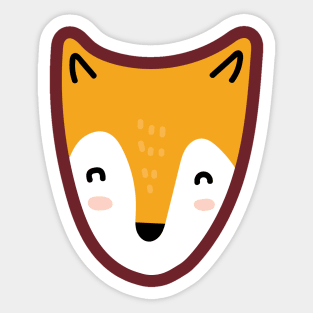 Cute fox Sticker